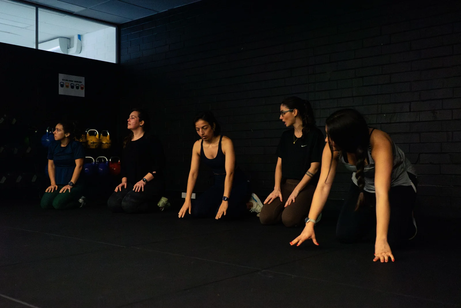 Hudson clients moving through floor-based training